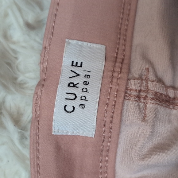 Women's Pink Jeans By Curve Appeal - Picture 2 of 10